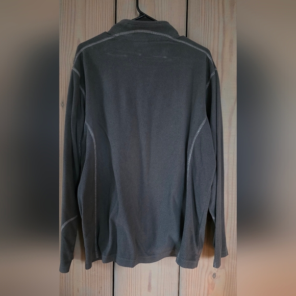 Columbia Men's Dark Gray Fleece Performance Pullover - Picture 4 of 4
